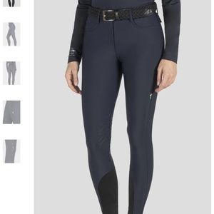 Equiline corner knee grip breeches | NWT | US 26, IT 42 | Navy